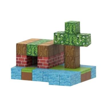 Imagem de Conjunto De Blocos Magnéticos Para Meninos E Meninas 32-64 Peças Idade