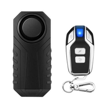 Imagem de Alarme De Moto Com Controle Remoto Sem Fio 113dB, Sensor De Vibração À