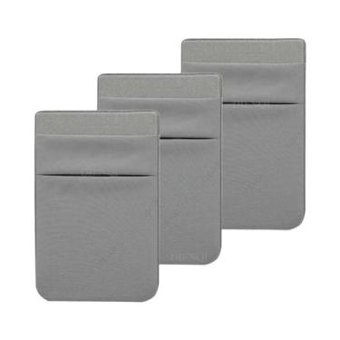 Imagem de Capa De Telefone Móvel Em Tecido Elástico Com Porta-Cartões De Crédito