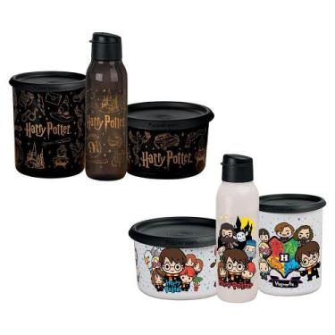 Imagem de Kit de Potes e Garrafas Tupperware Harry Potter