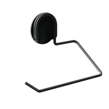 Imagem de Papeleira Porta Papel Adesiva Wire Preta Smartfix