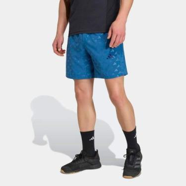 Imagem de Shorts Adidas Treino Masculino, Azul, P