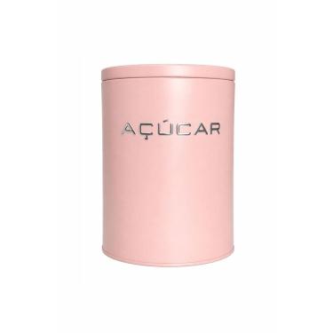 Imagem de Pote Para Açucar Com Tampa Hermética Rosa Nude