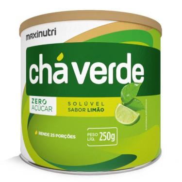 Imagem de Chá Verde Solúvel Zero Calorias Sabor Limão 250g Maxinutri