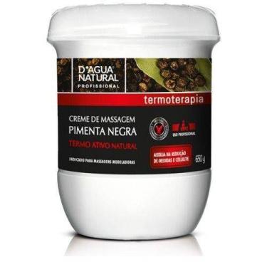 Imagem de Pimenta Negra D'agua Natural 650g Creme De Massagem