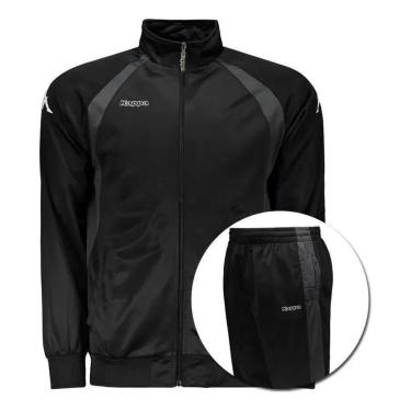 Imagem de AGASALHO MASCULINO KAPPA WALL PRETO CHUMBO-Masculino