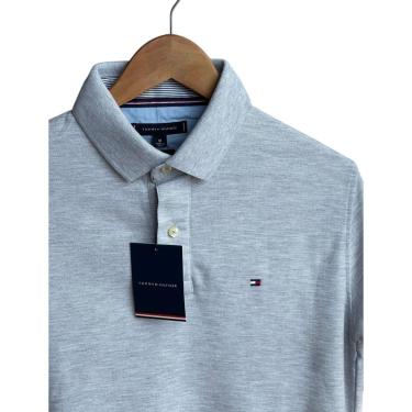 Imagem de Camisa Polo Tommy H Masculina Cinza-Masculino