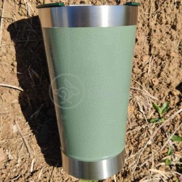 Imagem de Copo Térmico C/ Tampa E Abridor 473Ml Inox - Verde