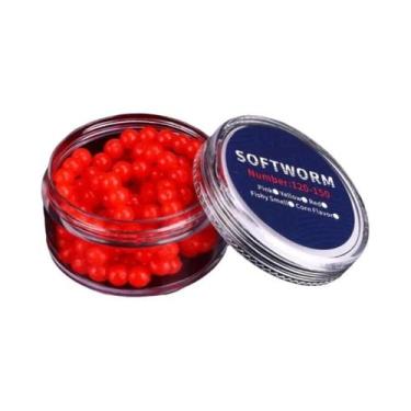 Imagem de Iscas Flutuantes De TPR Com Aroma De Morango E Milho Para Pesca - NONE