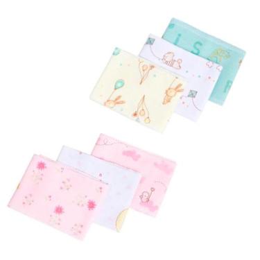 Imagem de Faixa de Umbigo para Bebê com 6 peças - Faixa Umbilical Infantil 100% 