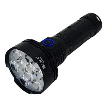 Imagem de Lanterna Tática JWS 9 LEDs V3 Ultra Potente Recarregável USB-C Zoom Aj