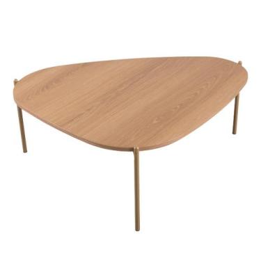 Imagem de Mesa de Centro Organica Pe Metal Dourado Hanover 28015 Artesano, Hanov