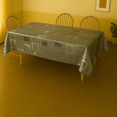 Imagem de Toalha De Mesa Metalizada Grafite Mod6153T Rolo 1,37x20m Vinil PVC - P