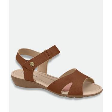Imagem de Sandália Feminina Rasteira Modare 7127262 Marrom, 38, Marrom