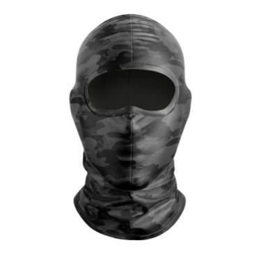 Imagem de Balaclava Touca Ninja Motoqueiro Anti Calor Proteção UV Camuflada Exér