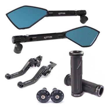 Imagem de Manete Peso Manopla Retrovisor Ybr Factor 125 Xtz Lander 250 - Stark R