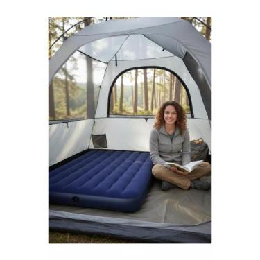 Imagem de 2x Colchão Inflável Casal Confortável Resistente 272kg - Congratulatio