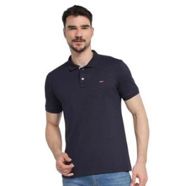 Imagem de Camisa Polo FMF Masculina Básica Piquet no Estilo Bordado França-Masculino