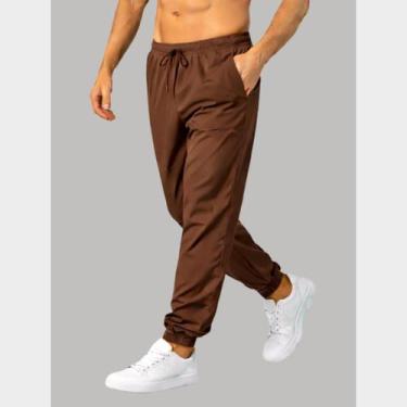 Imagem de Calça Masculina Tactel Esportiva com Bolsos  Leve, Confortável - PACO 