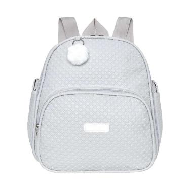 Imagem de Mochila de Maternidade Pirulitando Baby Leveza Cinza