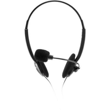 Imagem de Fone de Ouvido com Microfone Headset Standard 35MM P2 PRET - Maxprint