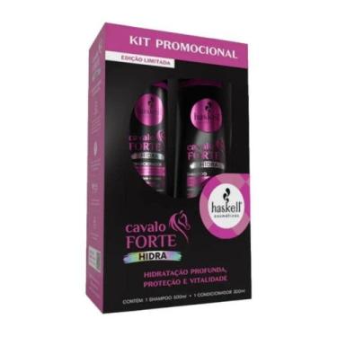 Imagem de Kit Shampoo 500ml + Condicionador 300ml Haskell Hidra Cavalo Forte