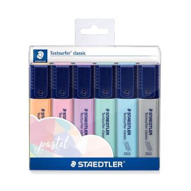 Imagem de Marca Texto Staedtler Textsurfer Classic com 6 Cores Pastéis