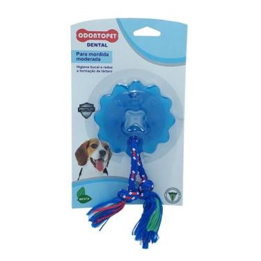 Imagem de Brinquedo Odontopet Estrela Dental com Corda M - para Cachorro