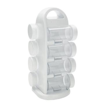 Imagem de Organizador porta temperos White 8 Peça - Mimo Style -7898618045109