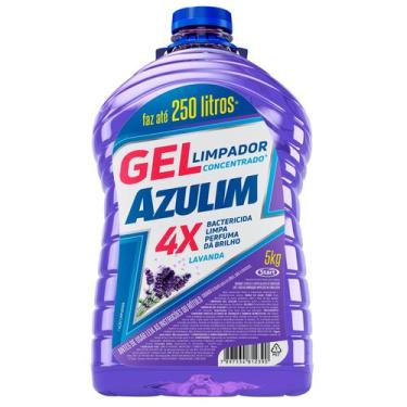 Imagem de Desinfetante limpador gel azulim 5kg - start, Roxo