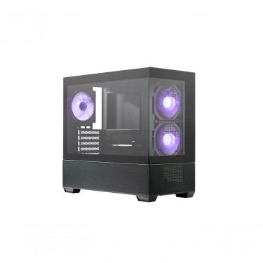 Imagem de Gabinete Gamer Elite 490 Mid Tower ATX Vidro Temperado Painel Panoramico 3 Fans ARGB Preto Cooler Master