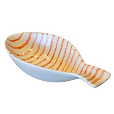 Imagem de Petisqueira Peixe Listrada Coleção Coral Luiz Salvador Médio