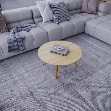 Imagem de Mesa de Centro Vesta Redonda 31cm x 67cm x 67cm Marrom - Previlege