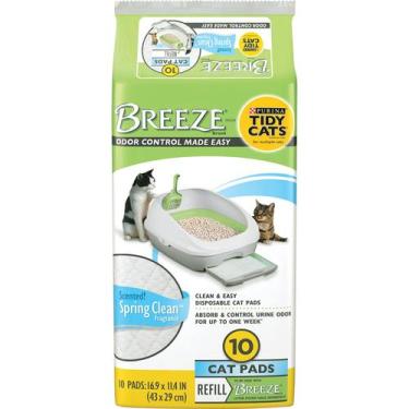 Imagem de Refil de Almofadas para Gatos Tidy Cats Breeze Spring Clean 40 Unidade