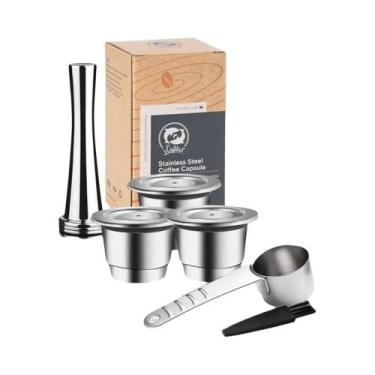 Imagem de Cápsulas De Café Reutilizáveis Em Aço Inoxidável Para Nespresso Essenz