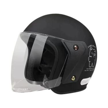 Imagem de Capacete Unissex Aberto Para Verão Com Proteção Solar E Bateria Para H