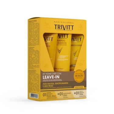 Imagem de Kit Home Care Trivitt Manutenção (Shampoo 280ml+Condicionador 250ml+Le