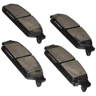 Imagem de BOSCH BE1194H Conjunto de pastilhas de freio a disco de cerâmica azul com ferragens - compatível com Cadillac Escalade selecionada; Chevrolet Avalanche, Silverado, Suburban, Suburban, Tahoe; GMC