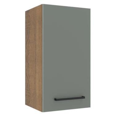 Imagem de Armário Aéreo Madesa Agata 35 Cm 1 Porta cinza