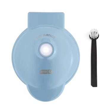 Imagem de Dash Mini máquina de waffle Deluxe com fácil de limpar, revestimento antiaderente, azul sonho