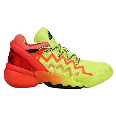 Imagem de adidas Mens D.O.N. Issue #2 Basketball Sneakers Shoes Casual - Red,Yellow - Size 10 M