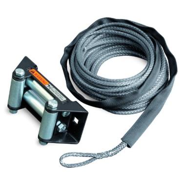 Imagem de WARN 72495 Acessório de componente de guincho para quadriciclos: Kit de conversão de corda de cabo sintético com guia de rolo: 1,5 cm de diâmetro x 1,2 m de comprimento