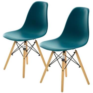 Imagem de Conjunto 2 Cadeiras Charles Eames Azul Escuro - Kzabela - Kza Bela