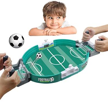 Imagem de futebol mesa – tabuleiro futebol mesa – futebol duplo para coordenação óculo-manual Nanyaciv
