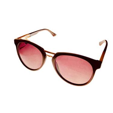 Imagem de Fila Mens Plastic Soft Square Brown Gold Sunglass, Brown SF9281 Z94