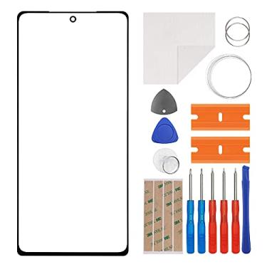 Imagem de E-yiiviil Substituição de lente externa de vidro frontal compatível com Samsung Galaxy Note 20 -N980F -N980F/DS 6,7" com ferramentas (sem tela e digitalizador de toque)