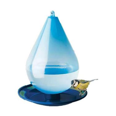 Imagem de Yajun Alimentador de água para pássaros, recipiente de plástico para pendurar para alimentos ao ar livre, à prova d'água, suprimentos para animais