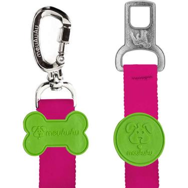 Imagem de Cinto de Segurança Color Block Pink para Cães - Tam. Único