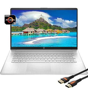 Imagem de HP Laptops tela sensível ao toque de 17 polegadas 2022| AMD Ryzen 5 5625U | laptop Windows11 | USB tipo C | teclado numérico | Wi-Fi sem fio-AC | câmera | HDMI | leve | com cabo HDMI (32 GB RAM | SSD