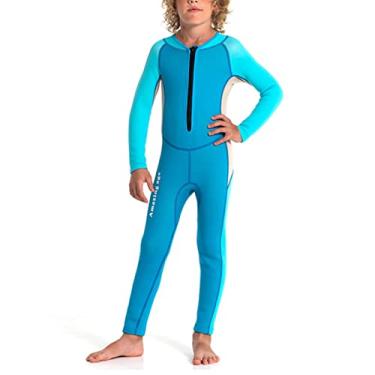 Imagem de Trajes Completos para Crianças de 2,5 Mm para Mergulho, Roupa de Neoprene Infantil Infantil Térmica para Meninas, Meninos, Surfe, Natação, Mergulho, Mergulho Com Snorkel (tamanho 8)